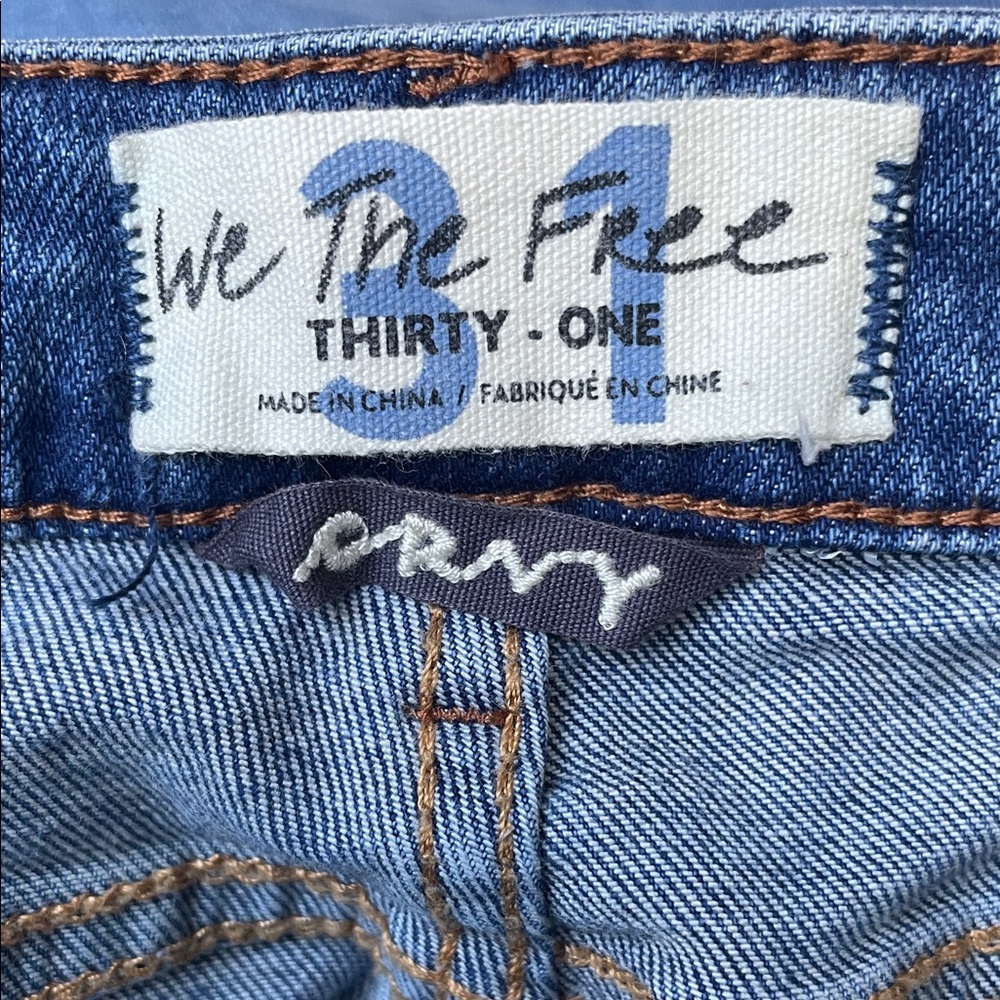 EUC Free People Blue Ankle Jeans - Picture 5 of 6